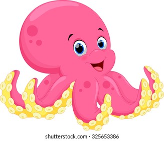 Cute octopus cartoon