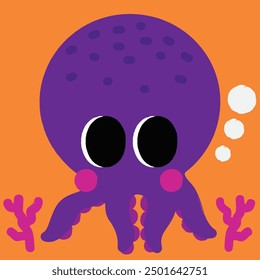 Cute octopus clip art, Octopus illustrations