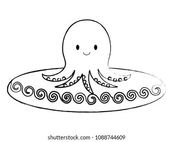 cute octopus icon