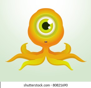 Cute Octopus Monster