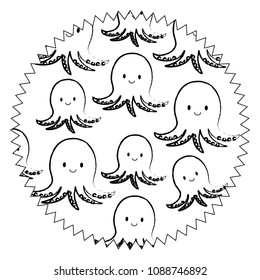 cute octopus pattern design