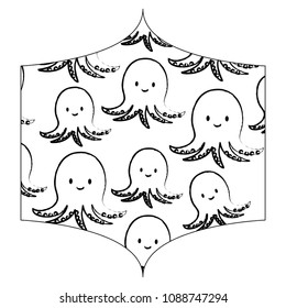 cute octopus pattern design