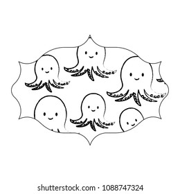 cute octopus pattern design