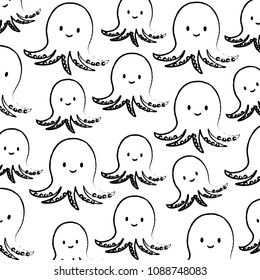 cute octopus pattern design