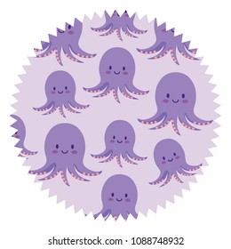 cute octopus pattern design