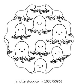 cute octopus pattern design