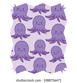 cute octopus pattern design