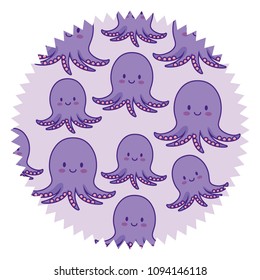cute octopus pattern design