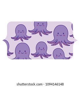 cute octopus pattern design