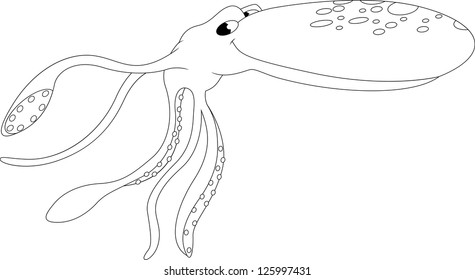 cute octopus sketch