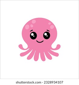 Cute Octopus Svg, Ocean Animal svg, Baby svg, Baby Clothes, Baby Shower, SVG File for Cricut or Silhouette, Digital Download, Baby Girl svg
