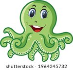 Cute Octopus Vector art and  Illustration