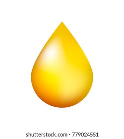 Cute Oil Drop Icon On White Stock Vector (Royalty Free) 779024551 ...