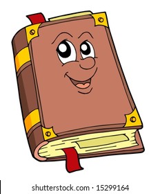 Cute old book - Vektorgrafik.