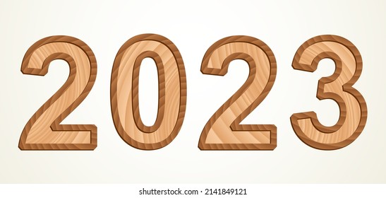 Cute old brown carpent kid toy bold numeral word mark form date antique decor concept. White abstract ancient child calendar merry xmas eve logo. Greet card delivery idea modern happy art style design