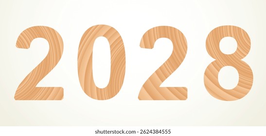 Cute old brown carpent kid toy bold numeral word mark form date antique decor concept. White abstract ancient child calendar merry xmas eve logo. Greet card delivery idea modern happy art style design