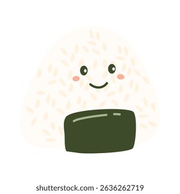 cute onigiri Japanese Food illustration