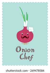 cute onion chef