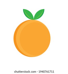 Ilustración vectorial de dibujos animados de color naranja