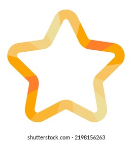 Joli cadre orange. bordure de couleur vive. Vide transparent pour texte, message, photo. Conception à plat, image vectorielle EPS10