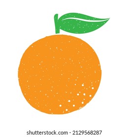 diseño de color naranja sobre blanco