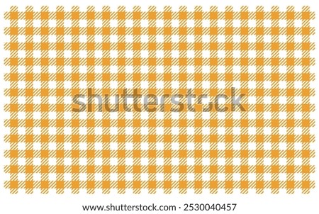 Cute Orange Shepherd's Check Seamless Pattern Background