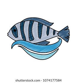 cute ornamental fish icon