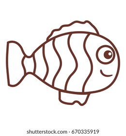 cute ornamental fish icon
