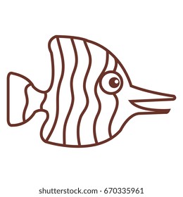 cute ornamental fish icon