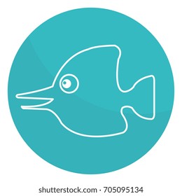 cute ornamental fish icon