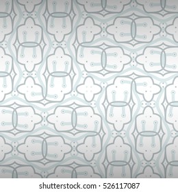 Cute ornamental seamless pattern background in extraterrestrial style. Plain puzzle repeatable backdrop. Actual decor. Colored, graphical design for ads, surface, curtain or other purpose.