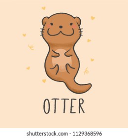 Images Of Kawaii Cute Cartoon Otter Wallpaper