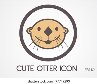 Cute Otter Icon