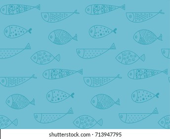 Cute outline colorful pattern