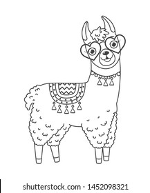 Llama Colouring High Res Stock Images Shutterstock