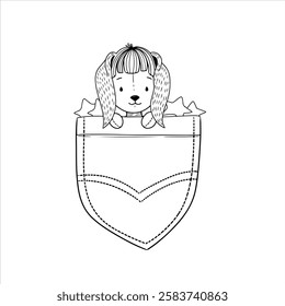 Cute outline drawings of animals for children's projects. Black and white vector illustrations of little animals, perfect for coloring pages, children's products, books, cards, and prints