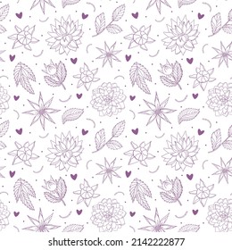 Cute outline pion pattern on white background for textile fabric design and paper design