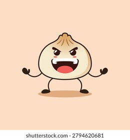 cute overpower Dumpling character. Adorable character