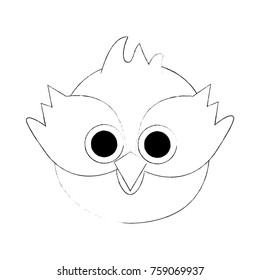 Cute owl bird cartoon