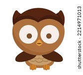 Cute Owl Bird Illustration Vector Clipart