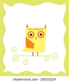 cute owl card