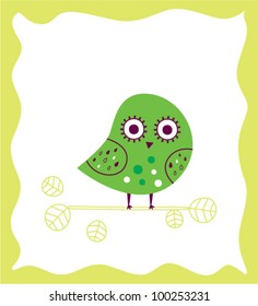cute owl card