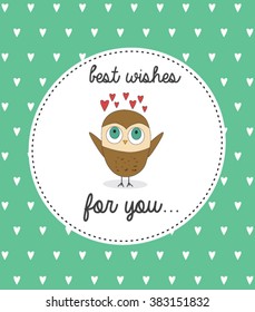 Cute owl card
