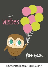 Cute owl card