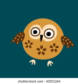 cute owl card