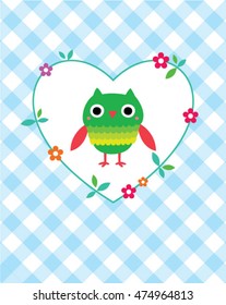 cute owl card