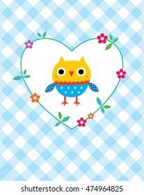 cute owl card