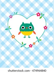 cute owl card