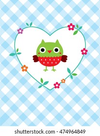 cute owl card