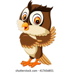 cute owl cartoon